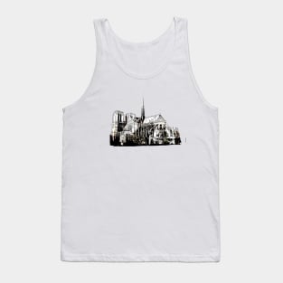 Notre Dame 2 bywhacky Tank Top